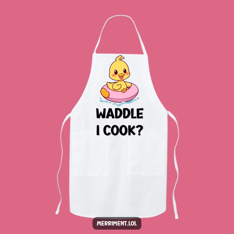 Funny Duck Inflatable Ride Apron: Cook Up Laughs in Style