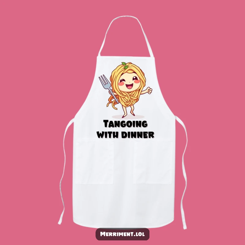 Funny Spaghetti Tango Fork Apron: Cook with Culinary Comedy