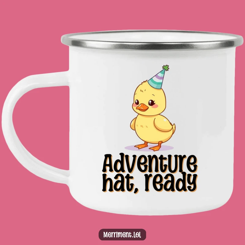 Funny Wobbly Duckling Camping Mug: Hilarious Outdoor Drinkware for Celebrations