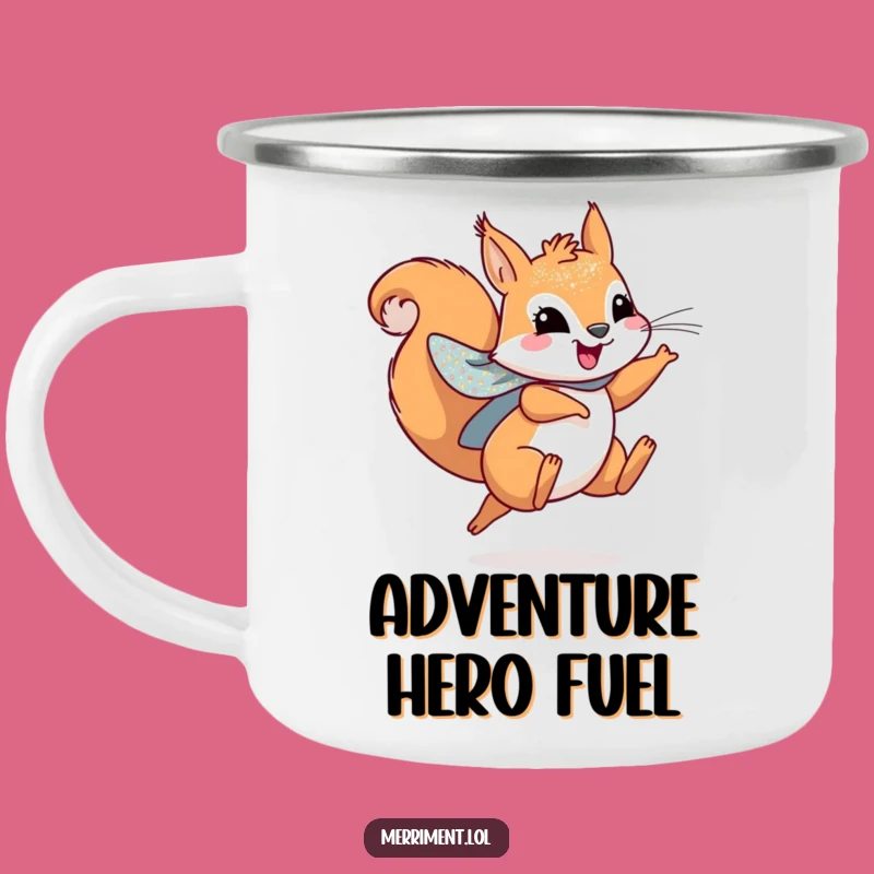 Funny Squirrel Hero Mug - Sip & Leap on Adventures!