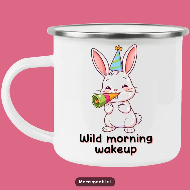 Funny Bunny Adventure Mug - Sip & Celebrate with Cheerful Noisemakers!