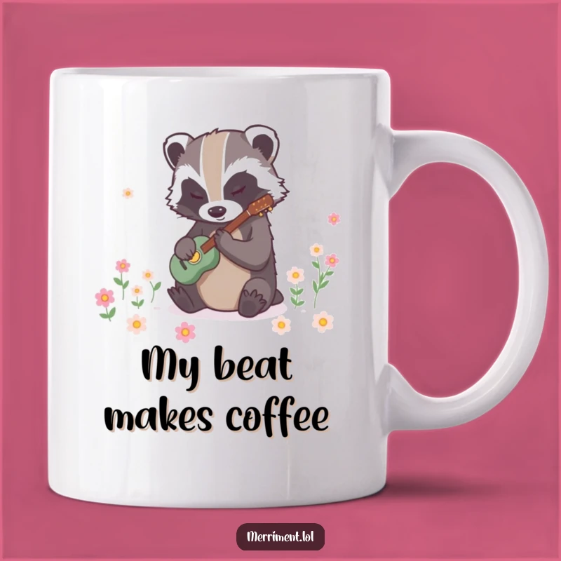 Funny Badger Bloom Rhythm Mug: A Magical & Hilarious Gift for Gardeners