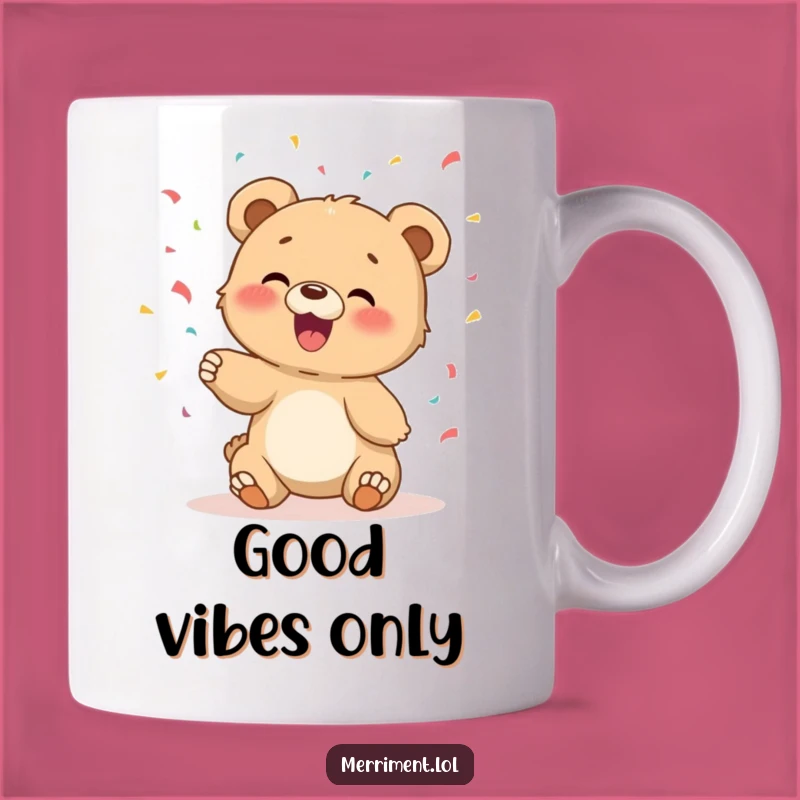 Funny Bear Cub Mug - Giggles and Confetti for a Joyful Gift!