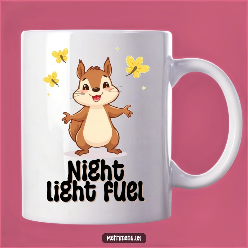 Funny Squirrel Juggling Mug: A Hilarious Gift for Energetic Nature Lovers