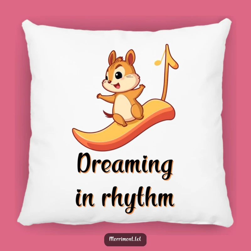 Funny Chipmunk Melody Pillow: Cozy Up with Musical Comfort