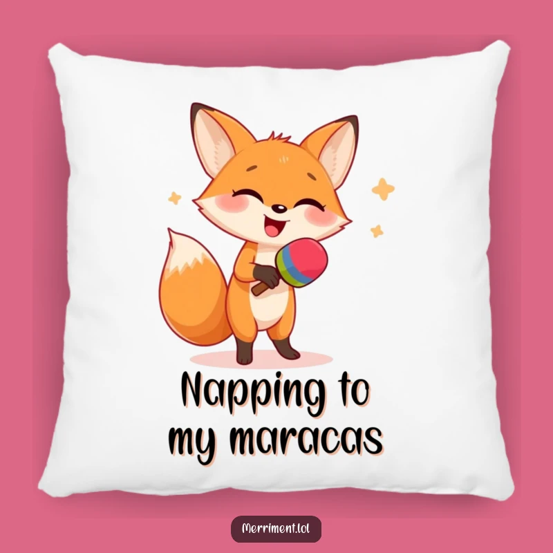 Funny Fox Dancing Pillow - Comfy Giggle-Inducing Cushion Gift