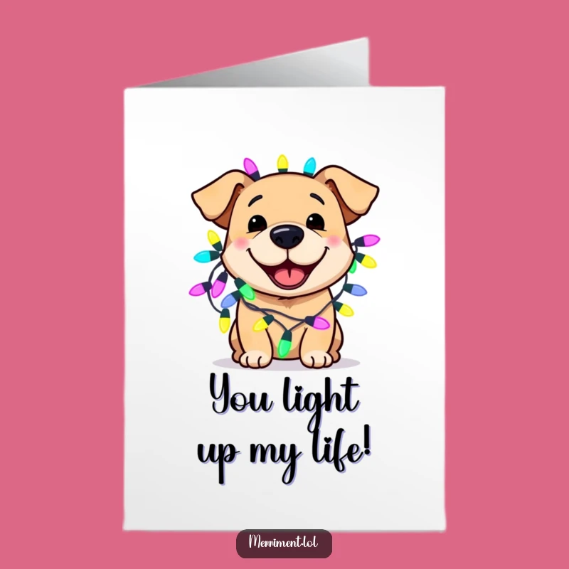 Fairy Light Dog Birthday Card: Free Printable Downloadable for a Bright Celebration