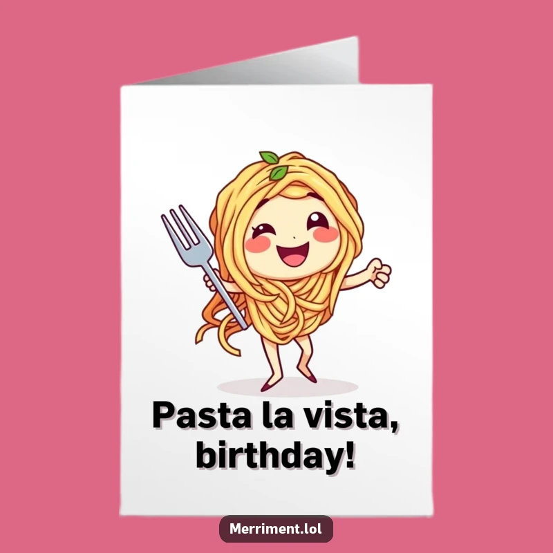Free Printable Spaghetti Birthday Card: Tango Fun Downloadable Gift