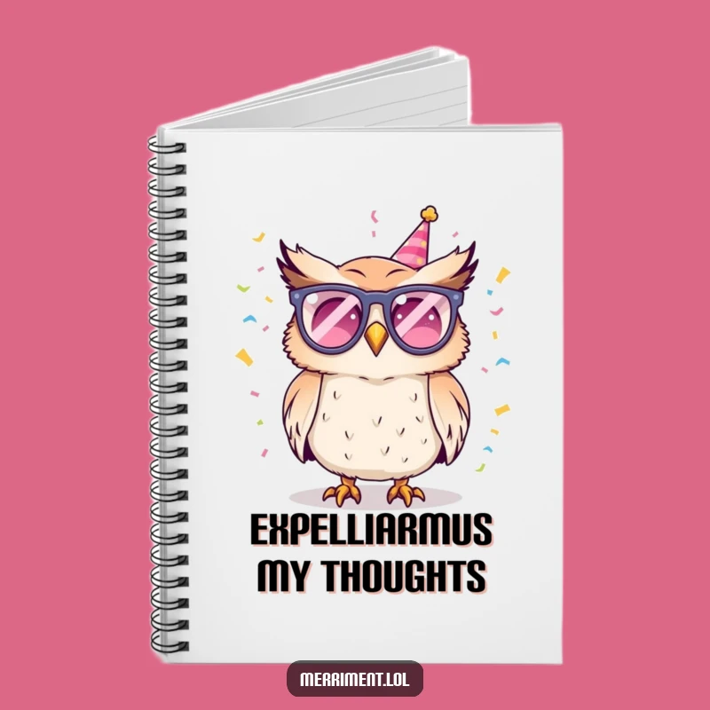 Funny Owl Party Notebook: Jot Down Your Wildest Ideas