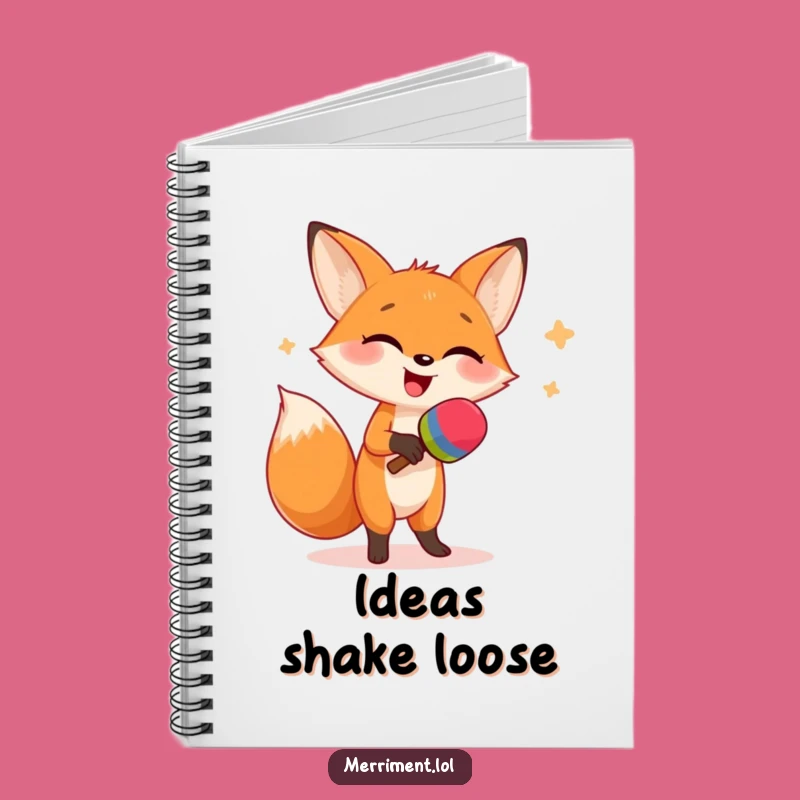 Funny Fox Dancing Notebook - Giggle-Filled Journal for Creative Ideas