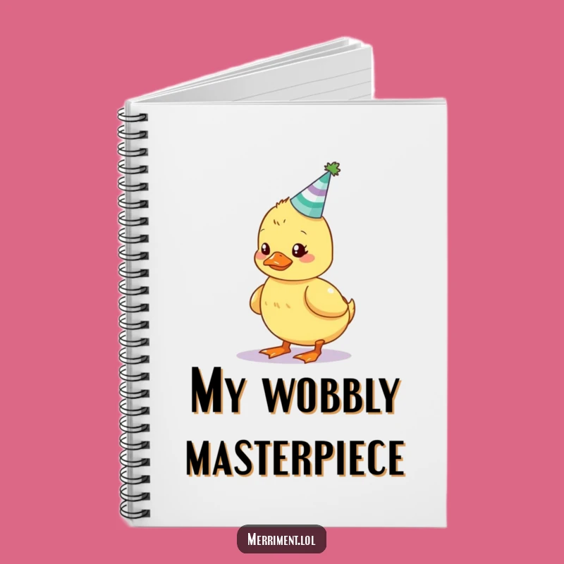 Funny Wobbly Duckling Notebook: Jot Down Ideas with Hilarious Charm