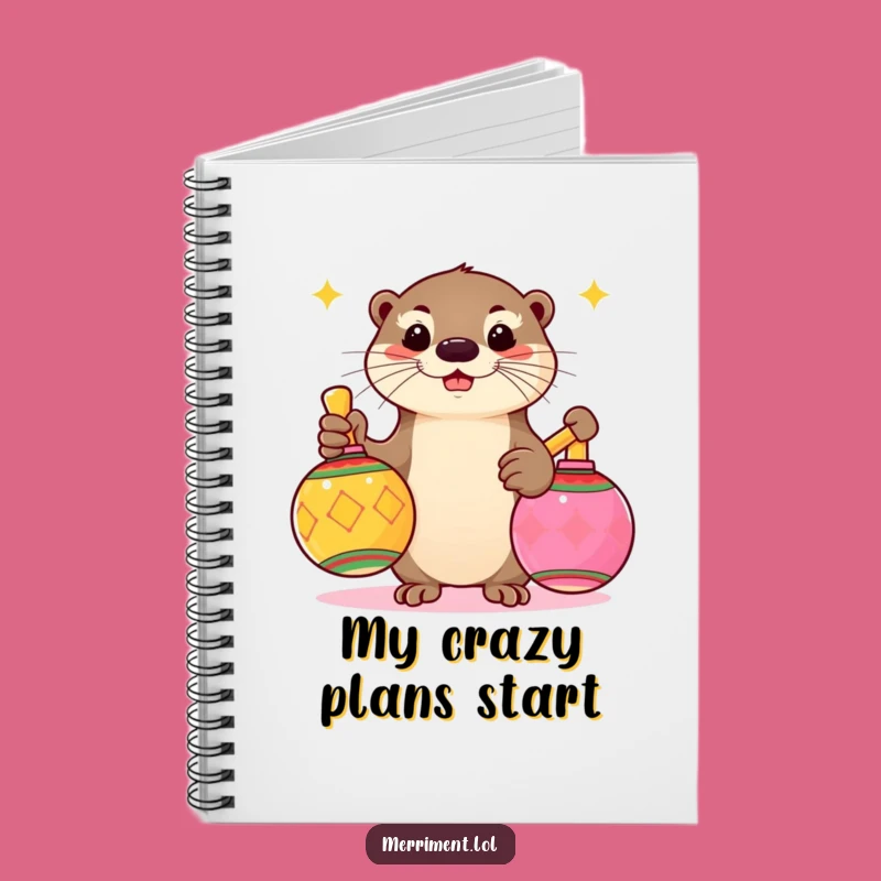Funny Otter Rhythm Notebook: Shake Out Your Creative Ideas