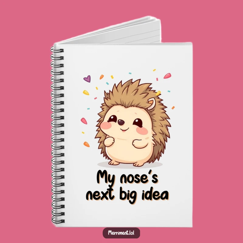 Funny Hedgehog Confetti Notebook: Hilarious Journal for Creative Ideas & Notes