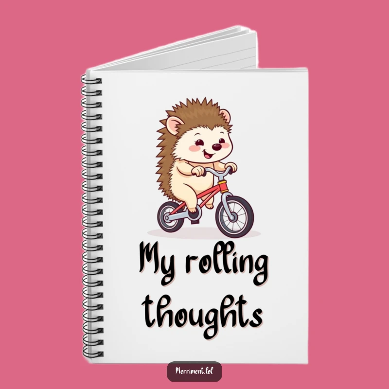 Funny Hedgehog Unicycle Notebook: Jot Down Ideas with Hilarious Cyclist Charm