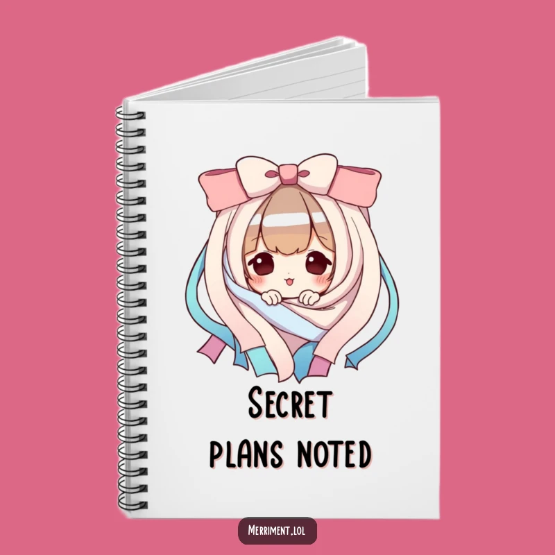 Funny Playful Character Notebook: Ribbon Peek Ideas, Perfect Funny Gift