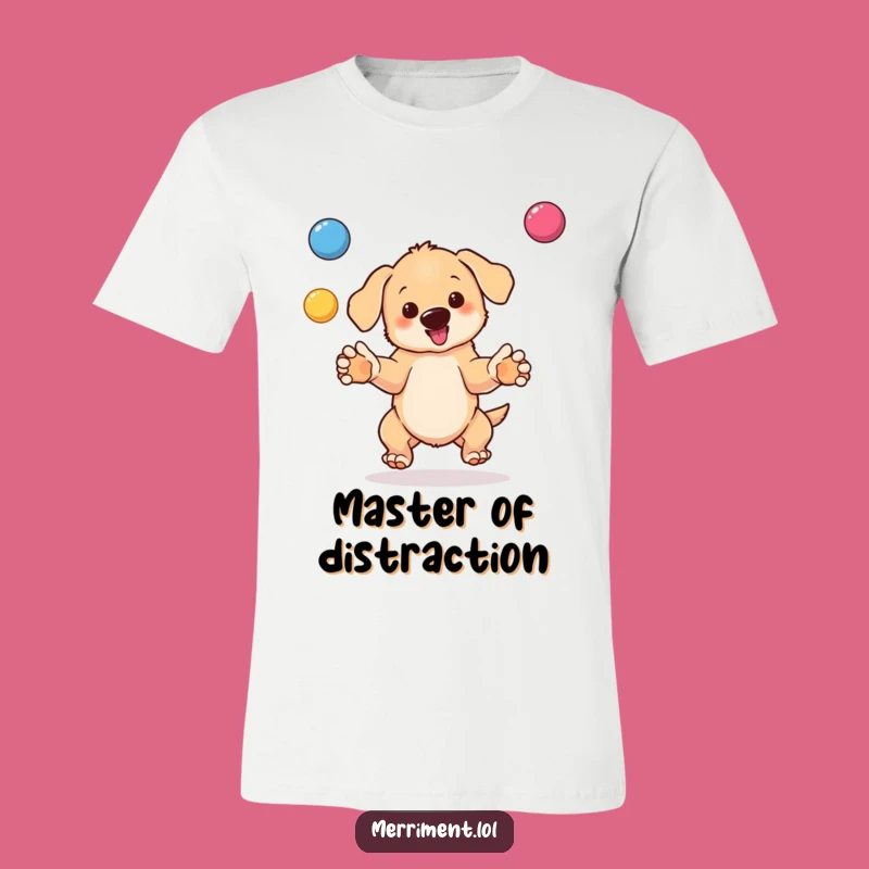 Funny Puppy Juggling T-Shirt: Hilarious Gift for Playful Pups & People!