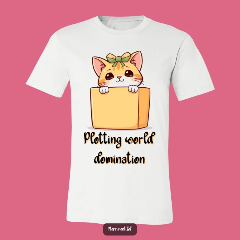 Funny Curious Cat T-Shirt: Cheeky Feline Surprise, Comfy Funny Gift Apparel