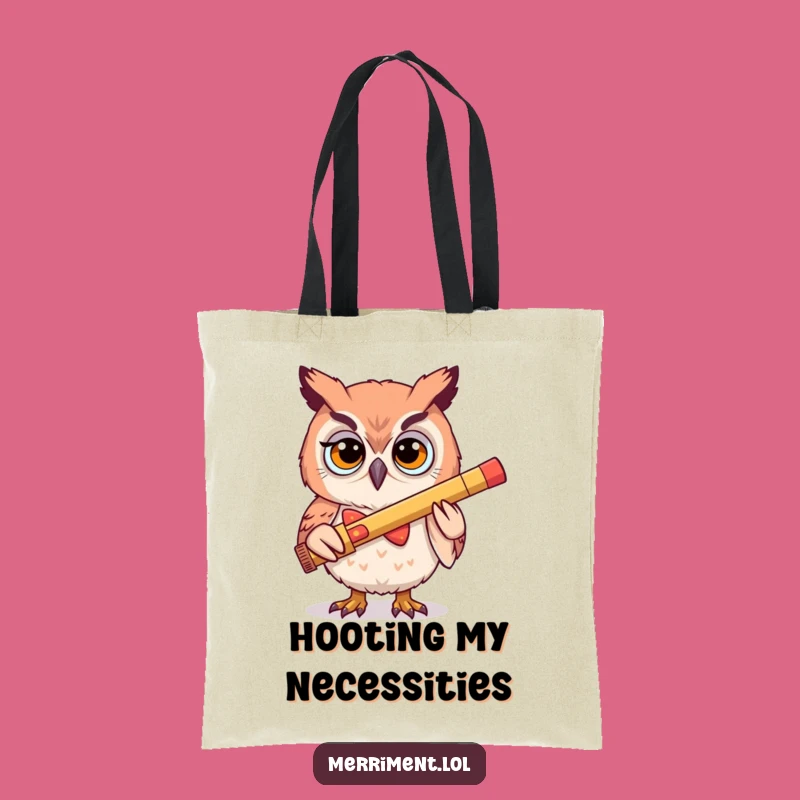 Funny Owl Kazoo Tote Bag - Carry Your Tunes with This Hilarious Gift
